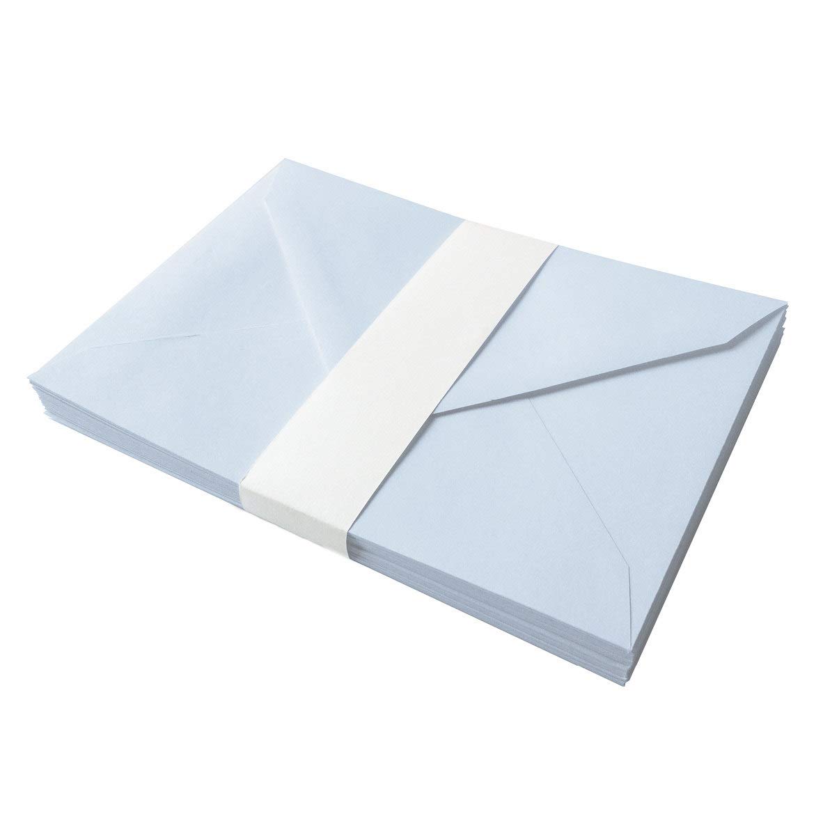 C6 (A6) 114 x 162mm 14 Colours-100gsm Gummed Greeting Envelopes White/Coloured (250, Blue) — image 1