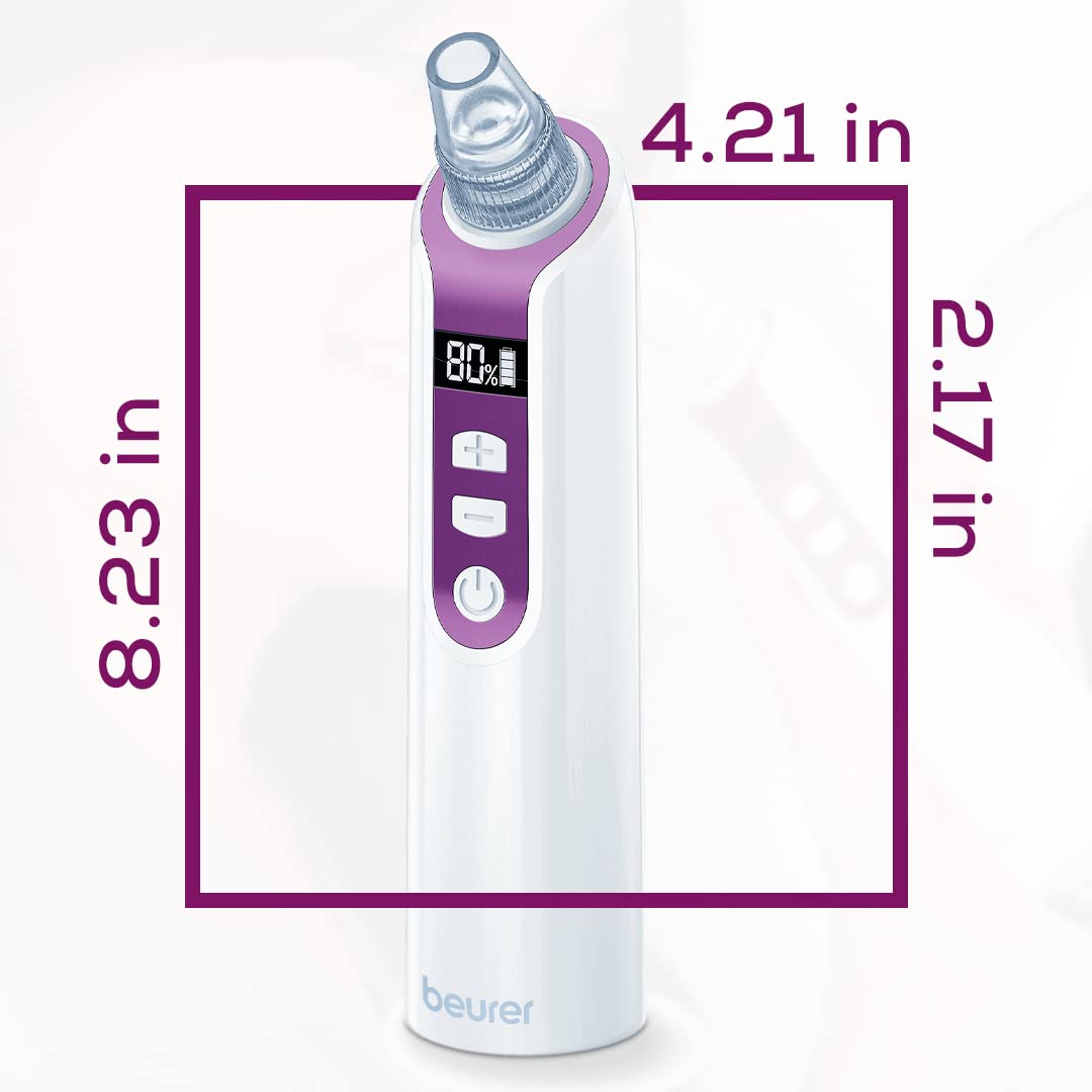 Beurer, FC41 Deep Pore Cleanser, Rimozione dei punti neri e cura del viso, Bianco
