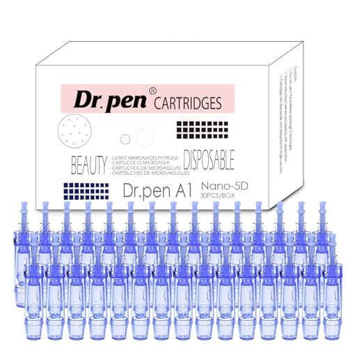 Cartouches Dr. Pen A1 Nano 5D recharge stérile soin visage et cou à domicile x30