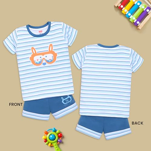 Image of LuvLap Baby Boys Full Sleeve Sweatshirt & Pyjama