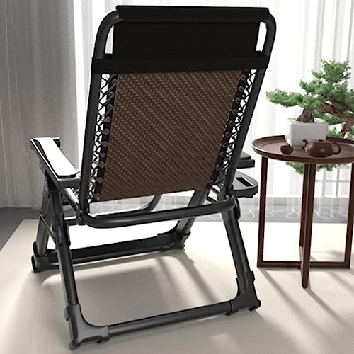 Chaise longue pliante d'extérieur verte réglable avec coussin