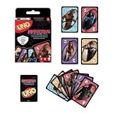 Mattel Games UNO Masters of The Universe Juego de Cartas con baraja temática de la película para niños, Noches en Familia, Fiestas, Viajes y acampadas, 2-10 Jugadores, +7 años, JMF11