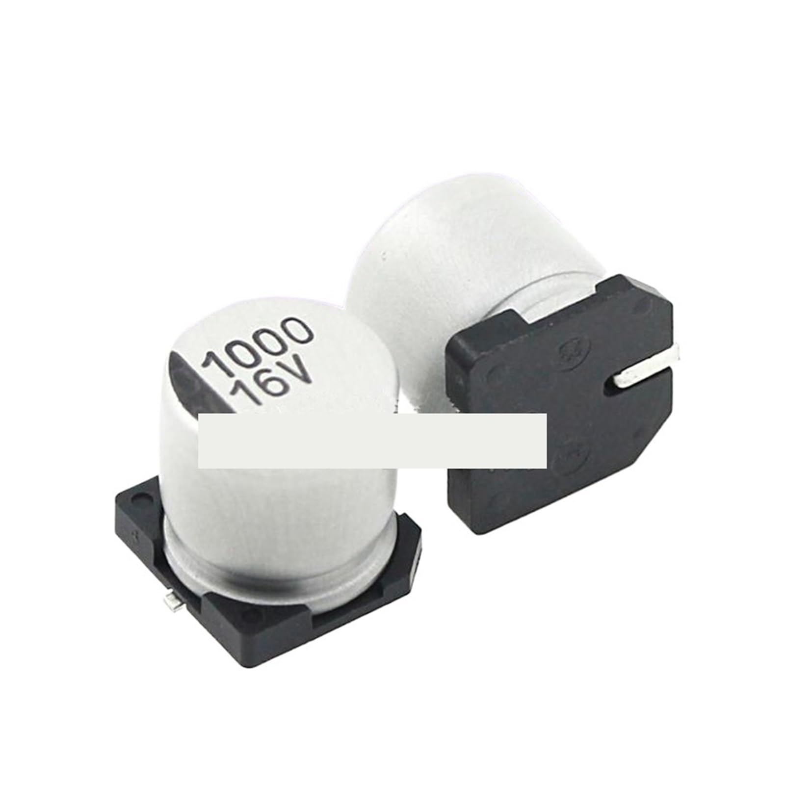 ICXLPMC 10PCS Electrolytic capacitor 16v1000uf 10 * 10mm SMD aluminum electrolytic capacitor 1000uf 16v