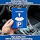 kinoco Parkscheibe aus Pappe, StVO-konform, 11x15 cm - Umweltfreundlich & strapazierfähig für Auto, LKW, Wohnmobile
