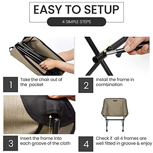 Image of Chair Pod Ultralight Portable Compact Chair