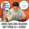 Code Rocket Coding Toy for Kids 8+. Girls & Boys Learn Typed C++ Programming with Circuits. 20+ Space-Themed Projects Teach Code Hands-On. All-Inclusive Coding Game for Kids Ages 8-12& Teens