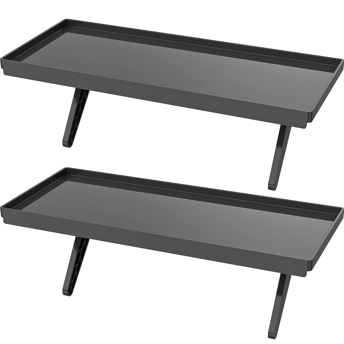 2 Pack Top Shelf TV Mounting Bracket 12 Inch Flat Panel Mount for Streaming Devices, Media Boxes, Speakers and Home Decor