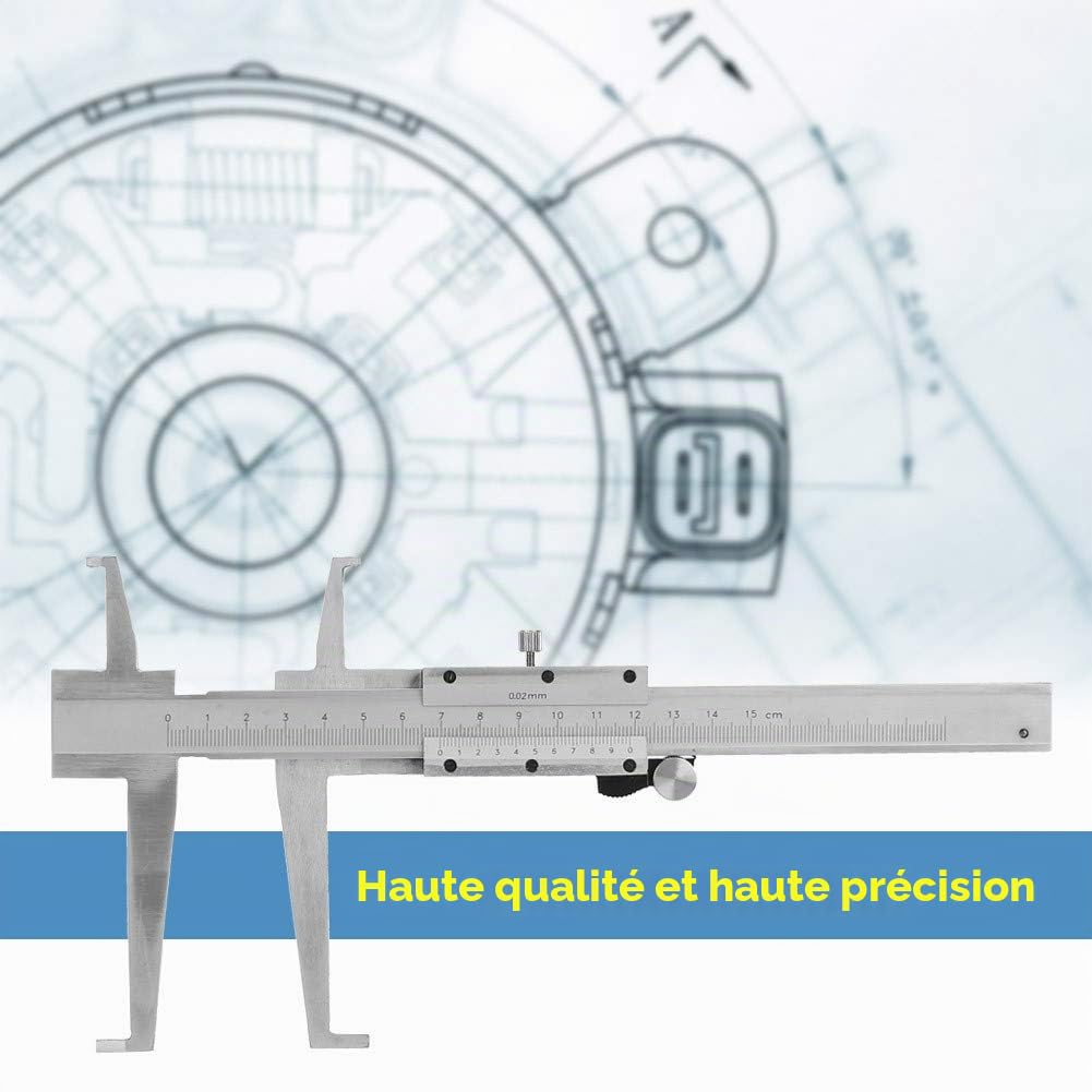 Pied à Coulisse,9-150 mm Règle de Jauge de Micromètre Interne,Précision de Mesure de 0,02 mm,Acier au Carbone,pour Mesure du Diamètre Intérieur du Trou Intérieur