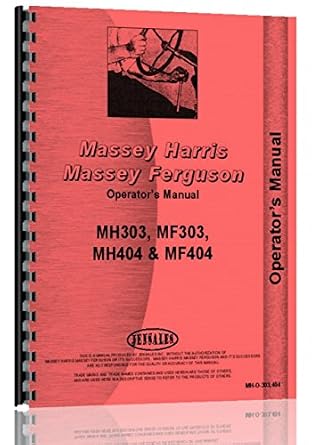 Ferguson TO-30 Tractor Operator's Manual (1951-1954) | Brand New Reproduction, 42 Pages
