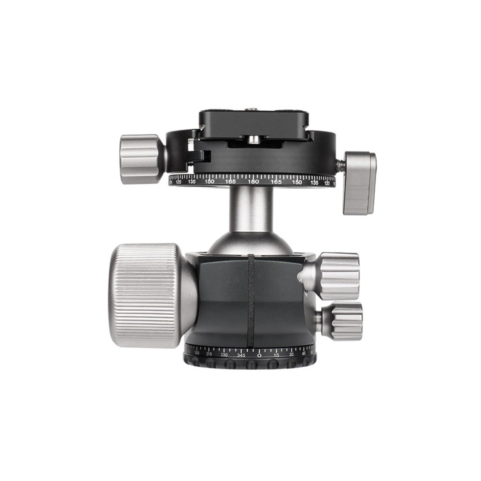 Rótula Esférica para Trípode de Cámara de Perfil bajo Rótula Esférica Grande Panorámico Dual 360° Liviana Pero Robusta con Bolsa Almacenamiento para Creadores Contenido