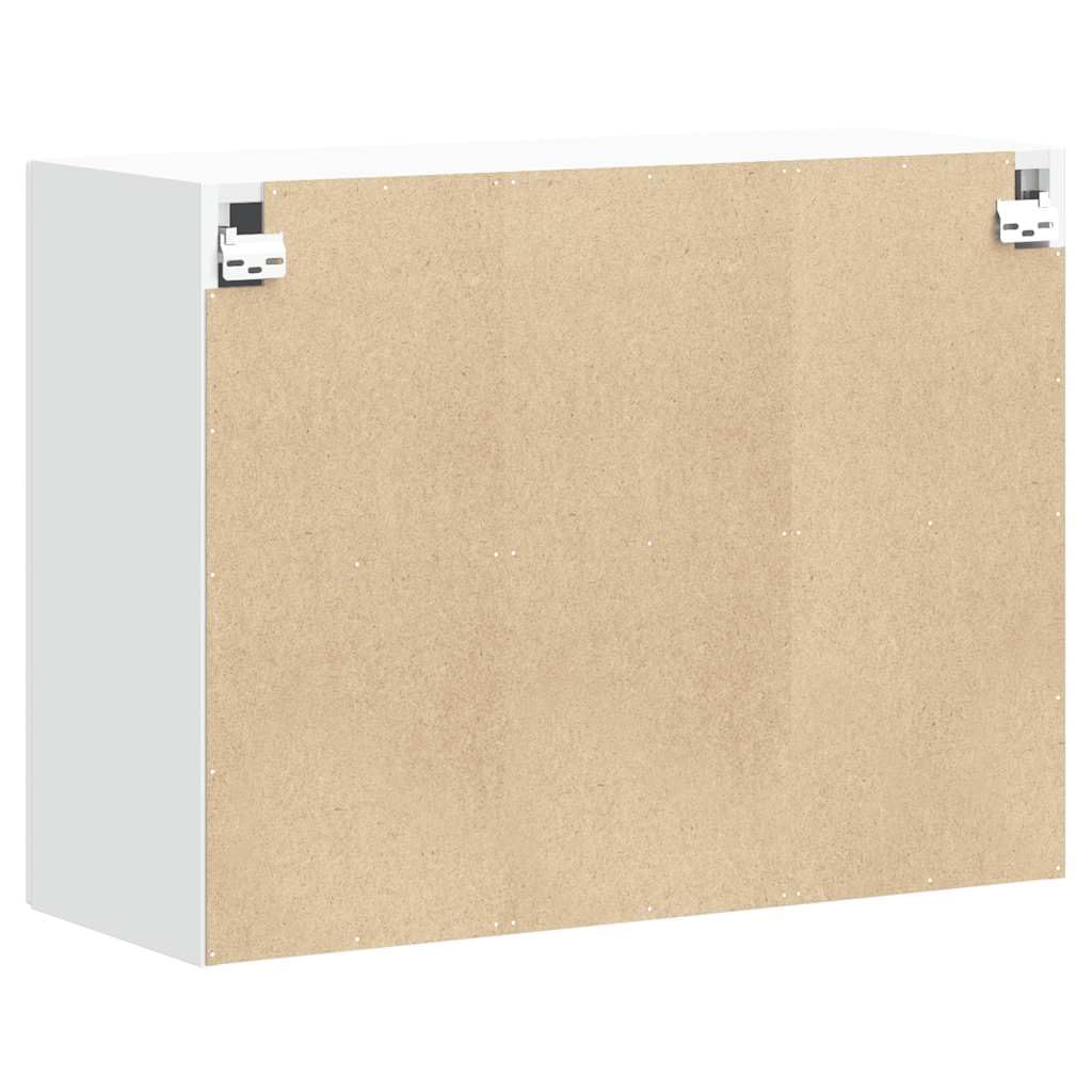 vidaXL Armoire Murale de Cuisine Lucca Blanc Bois d'ingénierie