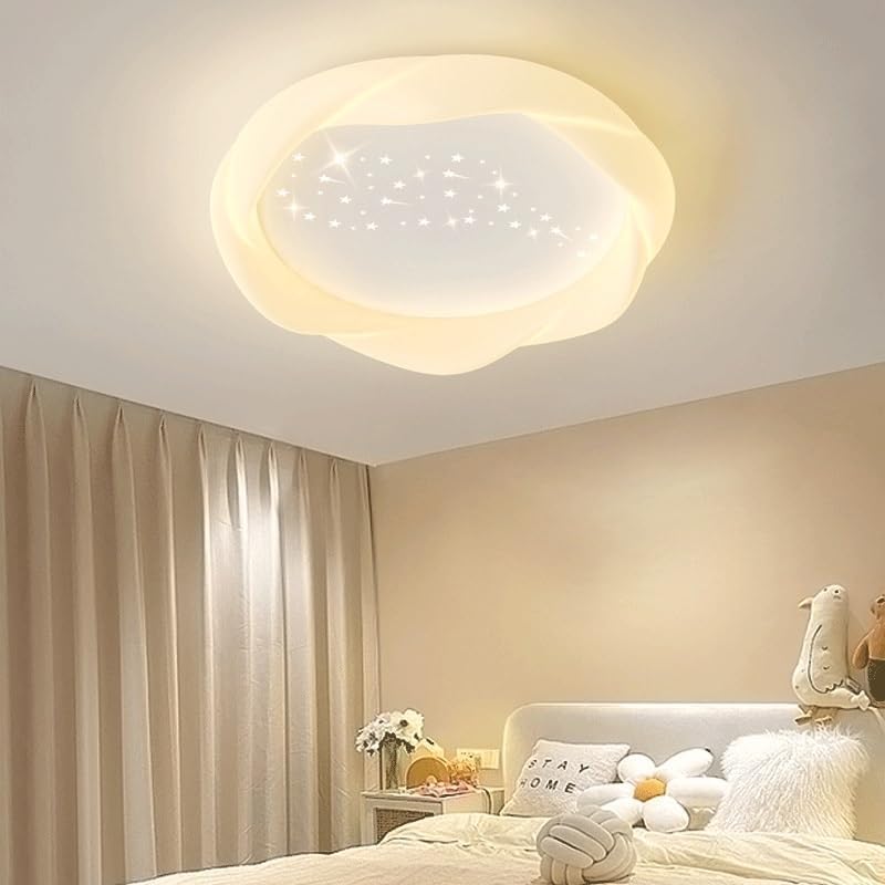Plafonnier LED chambre salon lustre moderne 40cm ajustable