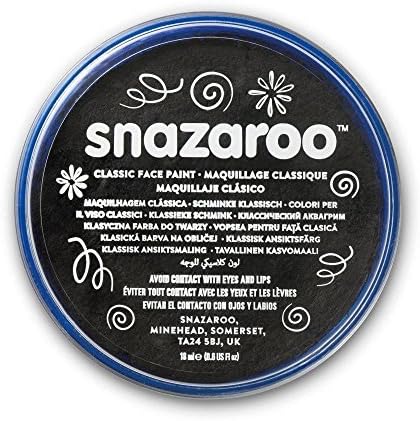Snazaroo 18ml White and Black Face Paint Bundle