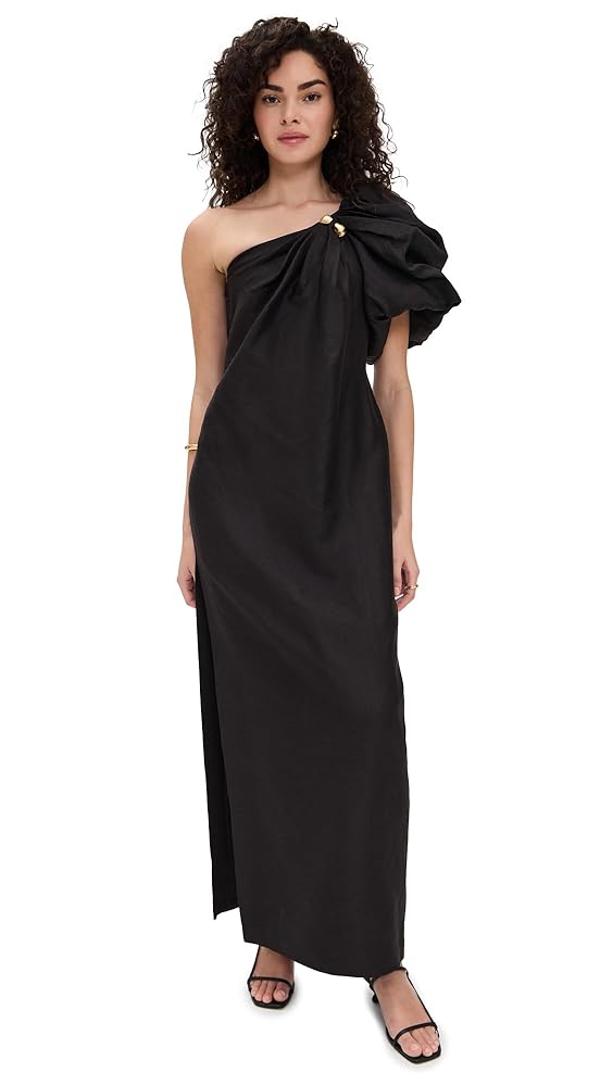 【Aje.】Cira Midi Dress Aje Cira Midi Dress | Black | FARFETCH