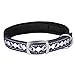 Blueberry Pet 7 Colors Soft & Comfy 3M Reflective Jacquard Fabric Diamond Pattern Padded Dog Collar with Metal Buckle in Purple Grey, Neck 17-20.5", Adjustable Collars for Dogs