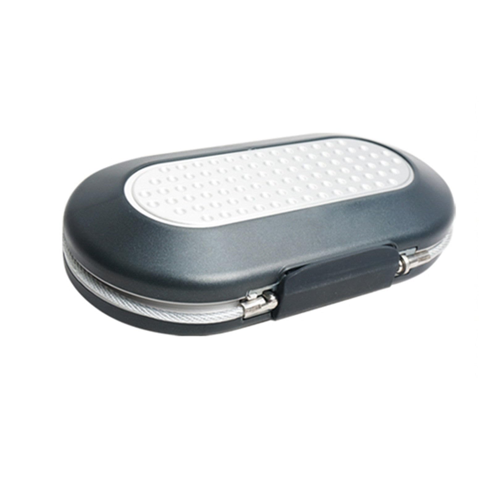 Coffre-fort Portable verrouillage par mot de passe Mini coffres-forts sécurité coffre-fort câble métallique bijoux fixes carte de paiement boîtes de rangement de téléphone,Black