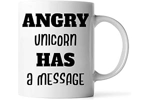 11oz Angry Unicorn Novelty Ceramic Coffee Mug