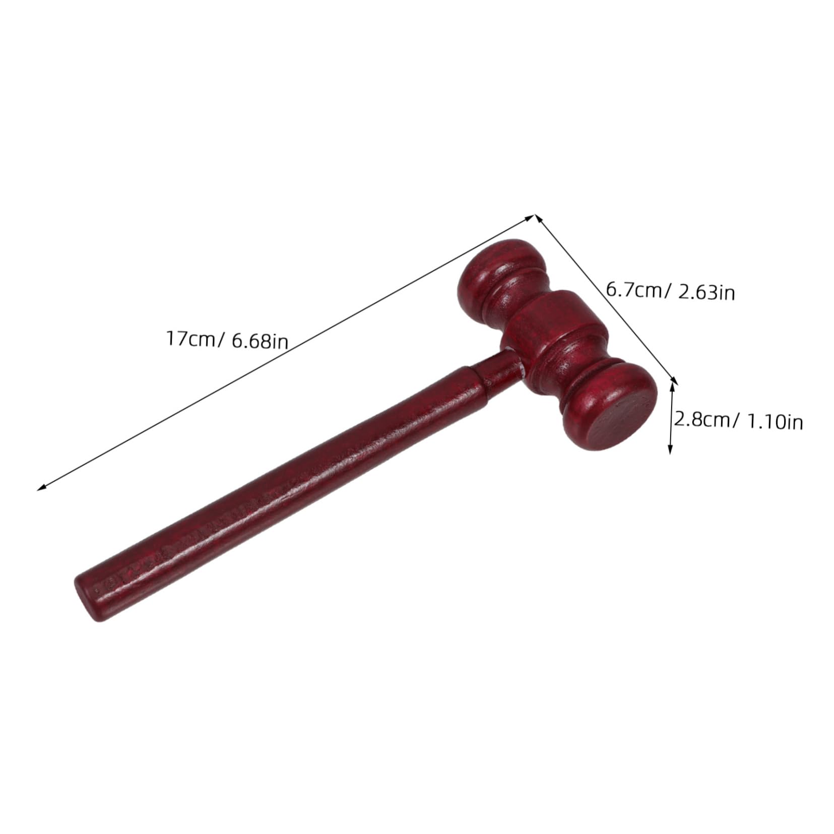 Lurrose Judge Gavel Prop Mini Wooden Gavel Toy for Boys and Girls Judges Wooden Hammer Toy Hammer Small for Cosplay