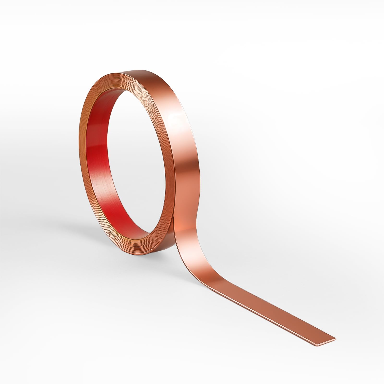 Rose Gold Moulding Patti for Wall – 5M Self Adhesive Metal Strip | T Profile Wall Moulding Trim for Ceiling, Furniture, Cabinet, Tile Border | 20MM SS 201 Mirror Finish (Rose Gold, 20MM)-image-19
