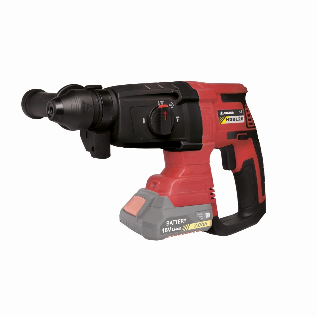 Perforateur SDS PLUS 18V pour rénover la maison deux batteries 5.0Ah et sac