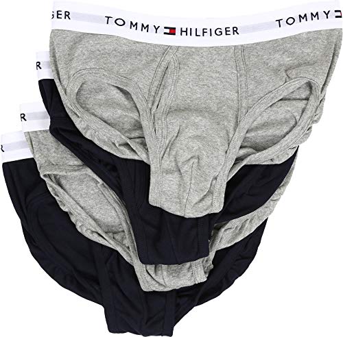 Tommy Hilfiger Cuecas masculinas clássicas de algodão, pacote com várias unidades, Multi, G