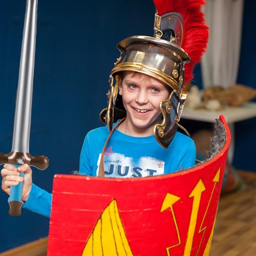 NQEUEPN 12St Aufblasbare Schwerter, 60cm Aufblasbare Piratenschwerter Piratenpartyschwerter Aufblasbare Spielzeugschwerter Piratenpartyzubehör für Geburtstag Cosplay Halloween Kostüm