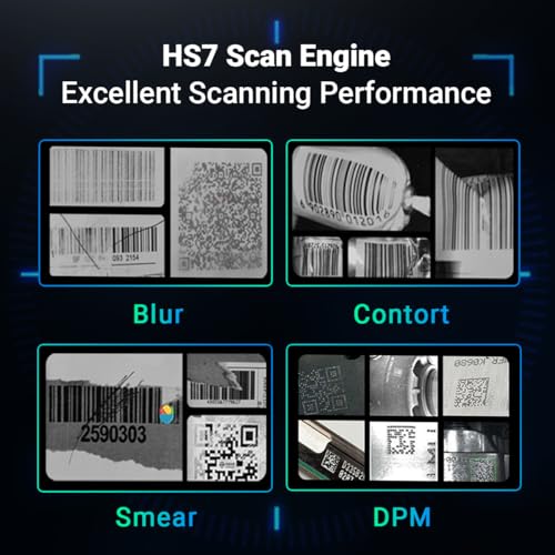 Image of Tera PDA Android 11 Barcode Scanner with 26 Keys HS7 Scan Engine 4+64GB 5100 mAh Battery IP67 QC 3.0 Fast Charge 4 inch Touch Screen for Warehouse Inventory Model P400