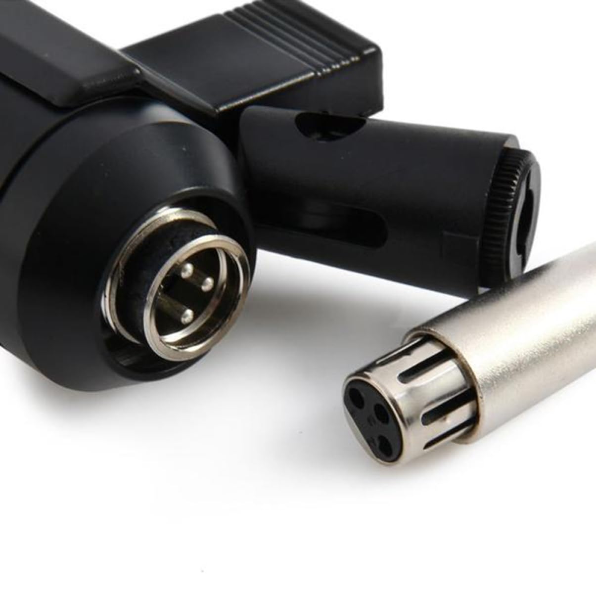 ibasenice USB Kondensator Mikrofon Mit Eingebautem Hallchip Und Verstellbarem Ständer Für Studioaufnahmen Podcasting Und Gaming Schwarz