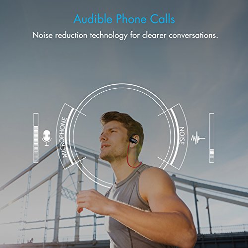 Tenergy T20 Wireless Bluetooth Headphones, Ipx7 Sweatproof, Running Earphones, Noise Canceling 8-Hour Working Time, In-Ear Bluetooth V4.1 Stereo Earbuds With Mic, Bonus Sport Armband #TOP5