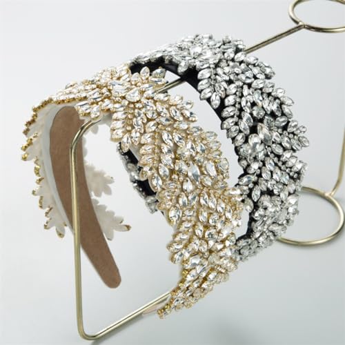 Accessoires de cheveux en strass JFDBGU serre-tête large