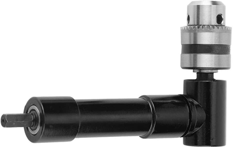 Right Angle Chuck for Drill, 90 Degree Chuck Drill Attachment Drill Bit Extension Holder Right Angle