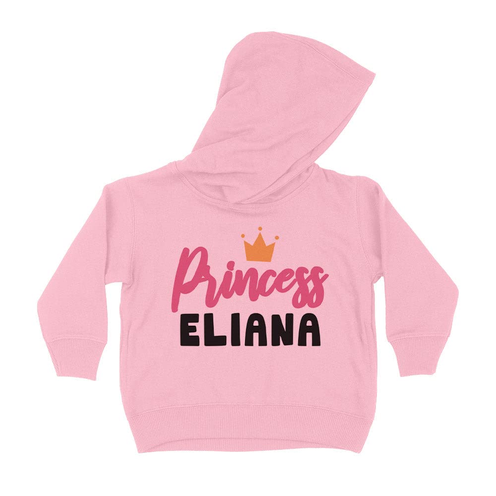Princess Eliana Kids Hoodie Sweatshirt Toddler 5T Light Pink