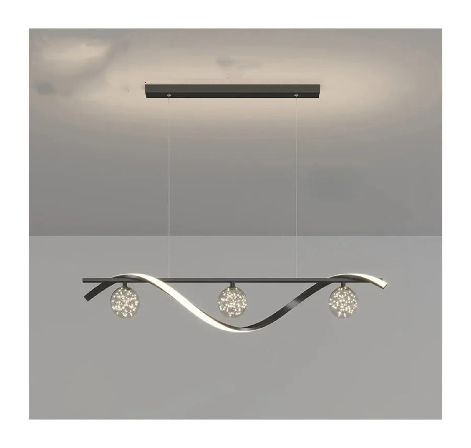 Lustre LED pour table de restaurant et éclairage suspendu de comptoir de bar