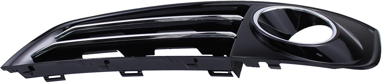 2Pcs Front Driver and Passenger Side Bumper Fog Light Cover for Audi A8 Quattro 2011-2014