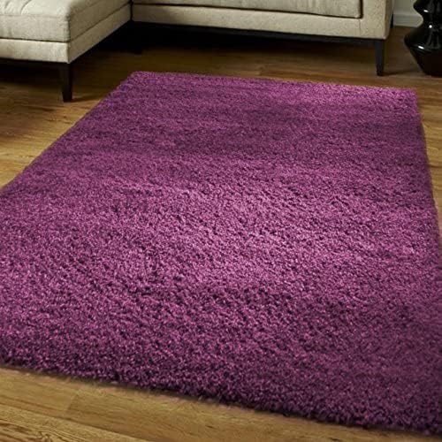 Image of zia carpets Cozy Soft Shaggy Non Slip Carpet for Home Decor Aesthetic Rugs with 2.5 inch Thikness Size 4x6 feet