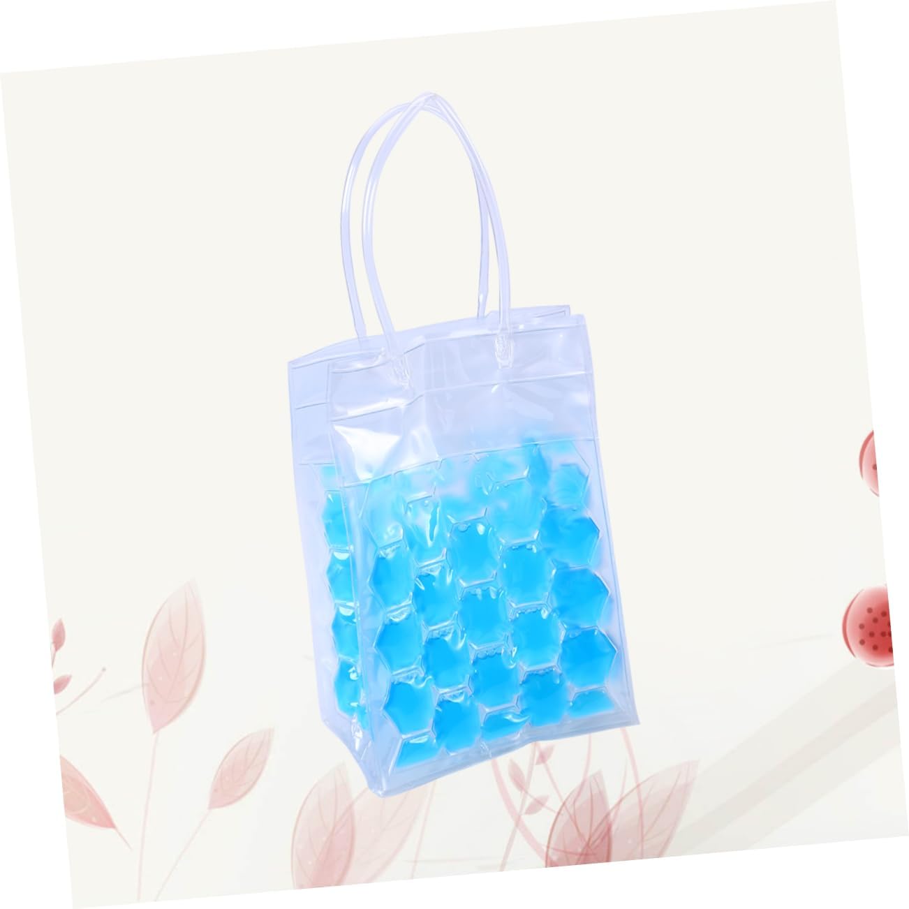 2 Bottle 750ml PVC Wine Bottle Chill Cooler Bags with Handles | Blue Reusable Set, Freezable Chilling for Wine or Beer, Picnic and Anniversary Use