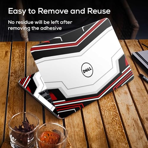 Image of DSGN 141 Full Body Laptop Skin Bubble-Free| Laminated| Removable| HD Quality Sticker for Laptops Upto 15.6 Inches Compatible with DELL