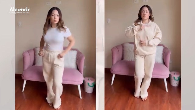 Amazon.com: Aleumdr Women's 2 Piece Outfits Lounge Set Mock Neck