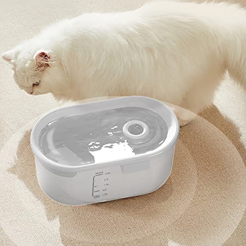 Fuente automática de agua para mascotas 3L color dorado miniatura 5