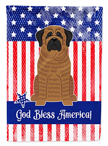 Drapeau USA Mastiff Brindle Caroline's Treasures double face résistant aux UV - 2