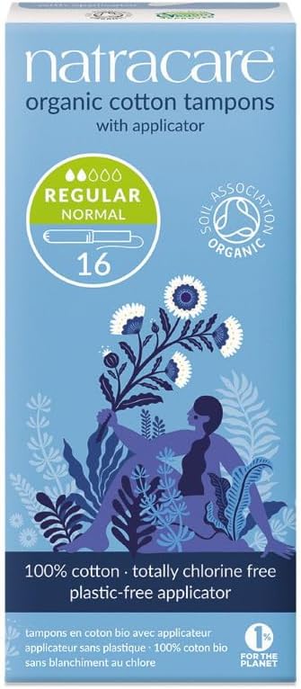 Natracare Organic Applicator Tampons Regular x 16-3 Pack
