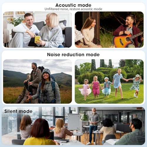 HMKCH Wireless Lavalier Microphone for Phone/iPhone/Computer, Dual Wireless Microphone for Video Recording, Live Stream, Vlog, YouTube, TikTok, Facebook, Zoom - Noise Reduction & Plug-Play - Image 4