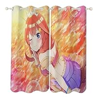Amazon｜五等分の花嫁 中野 五月 カーテン 遮光 可愛い 遮光カーテン