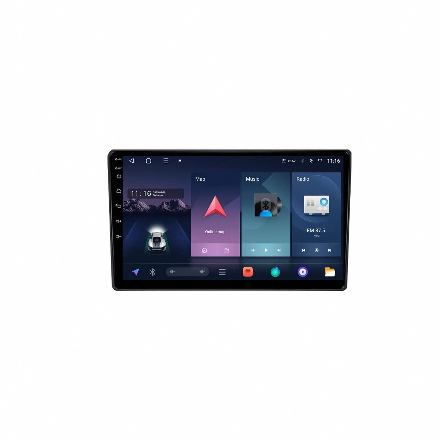 Touchscreen Auto Radio per Peugeot 308 T9 308S 2013-2017 Wireless Carplay Android Auto Stereo Bluetooth Ips con Pantalla Táctil con Gps Navigatore/Swc/Mirror, 4 Nucleo 2G+32G