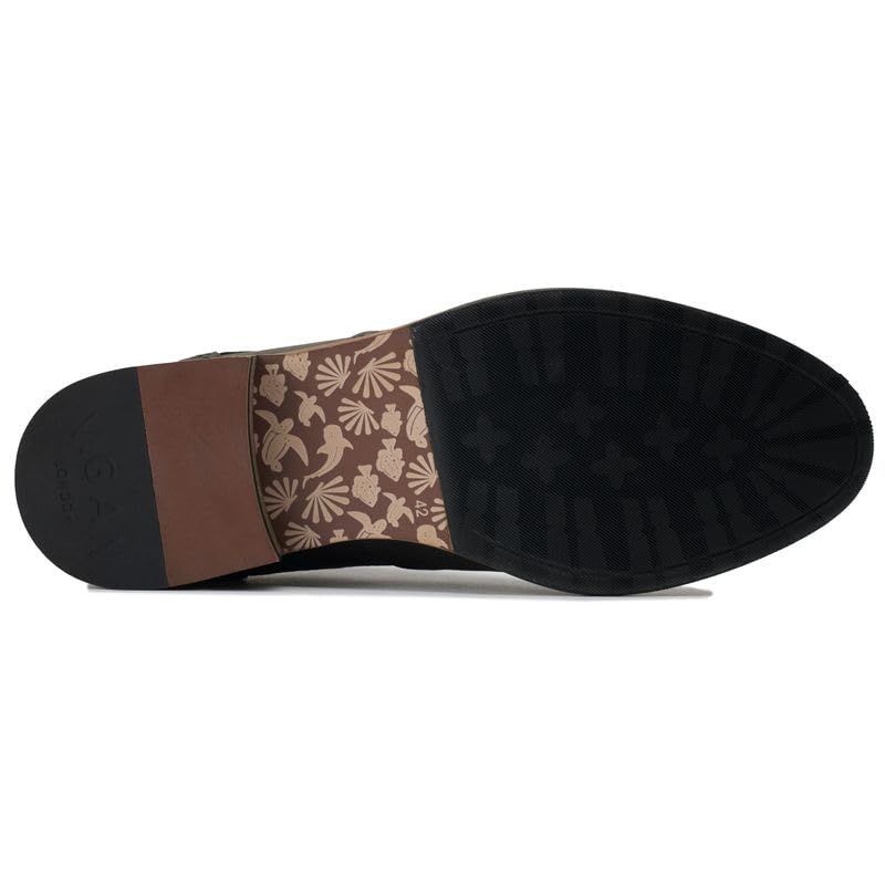 Men's Vegan Barley 2 Brogue Brogue Shoes Brown4