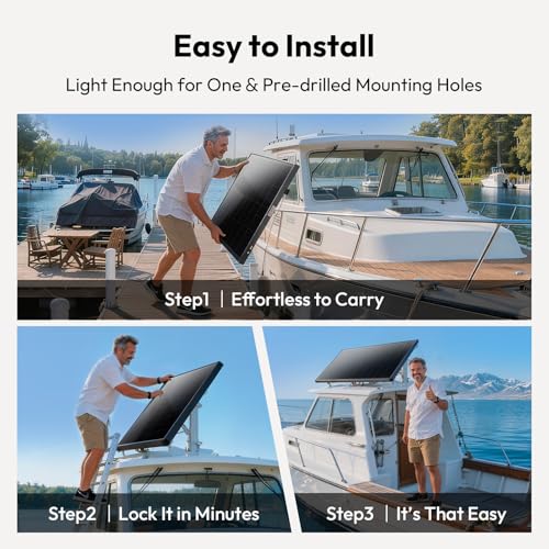 Image of JJN Bifacial 200 Watt Solar Panel, 16BB N-Type 200W 12V 25% High Efficiency 200W Solar Panels, Monocrystalline Solar Module for RV Home Farm Trailer Camper Marine Off-Grid Solar System
