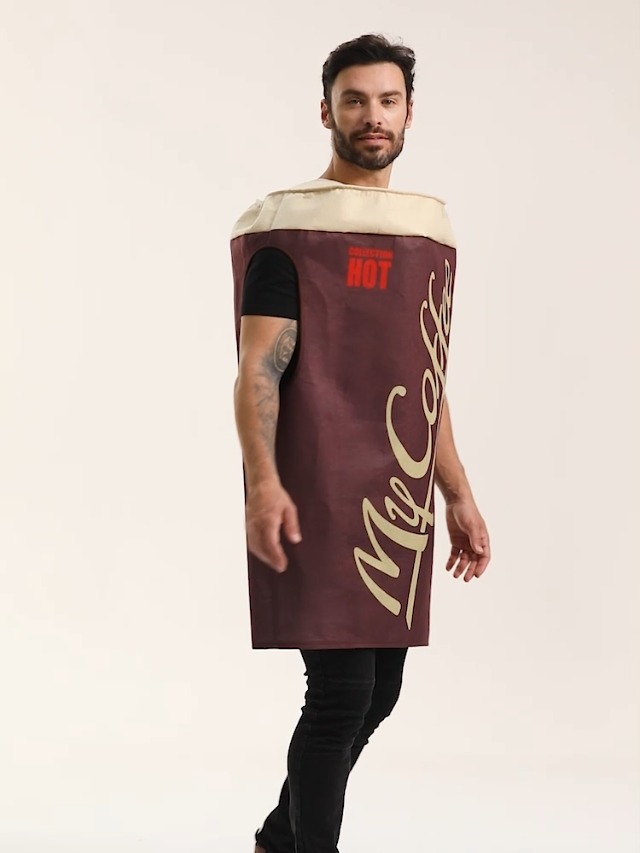 Amazon.com: Seasons Coffee Costume for Adult, Funny Cup of Coffee Halloween  Costume, One Size : Clothing, Shoes & Jewelry