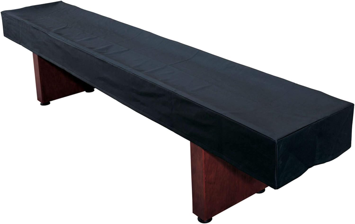 K-MusculoShuffleboard Table Cover, Heavy Duty Leatherette Waterproof & Tearproof Shuffleboard Covers Fit for 9FT Shuffleboard Table (Black)