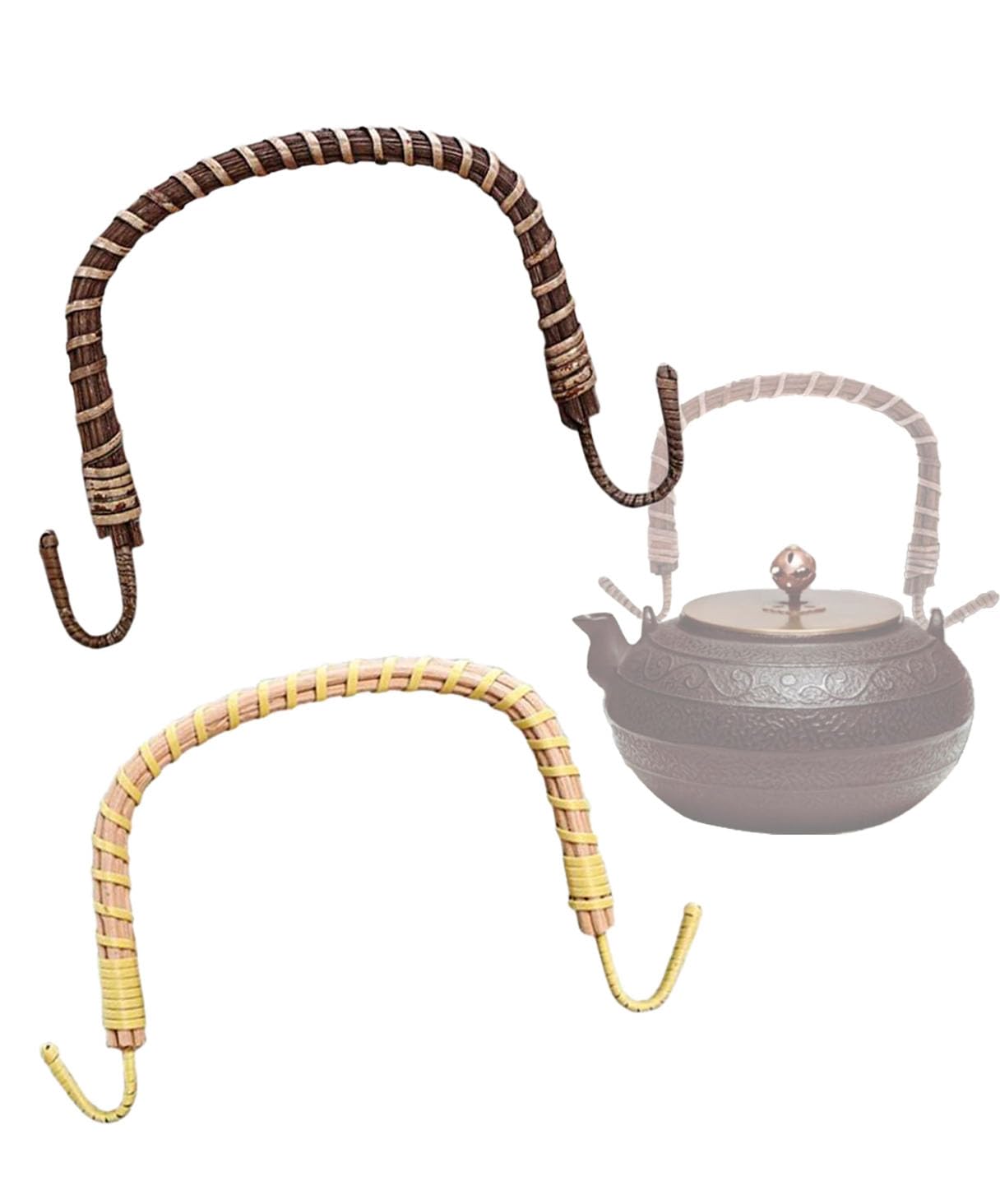 Amazon | SAKIRABITO 土瓶つる 急須つる 急須持ち手 交換 藤編み 天然