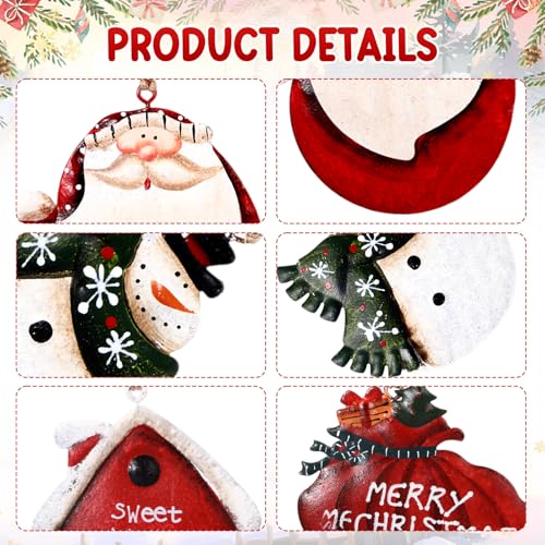 Décorations de Noël en métal WILLBOND incassables pour enfants et animaux - 4